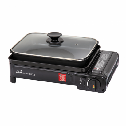 Kiwi Camping Butane Stove with Pan